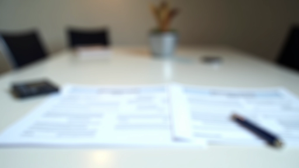 Documenti fiscali e moduli compilati su una scrivania